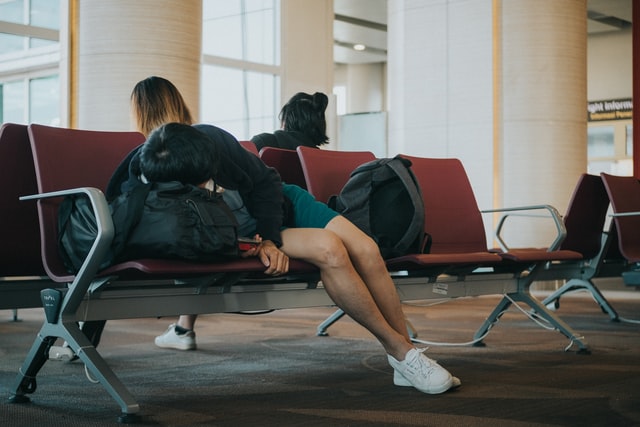 sleep in airport